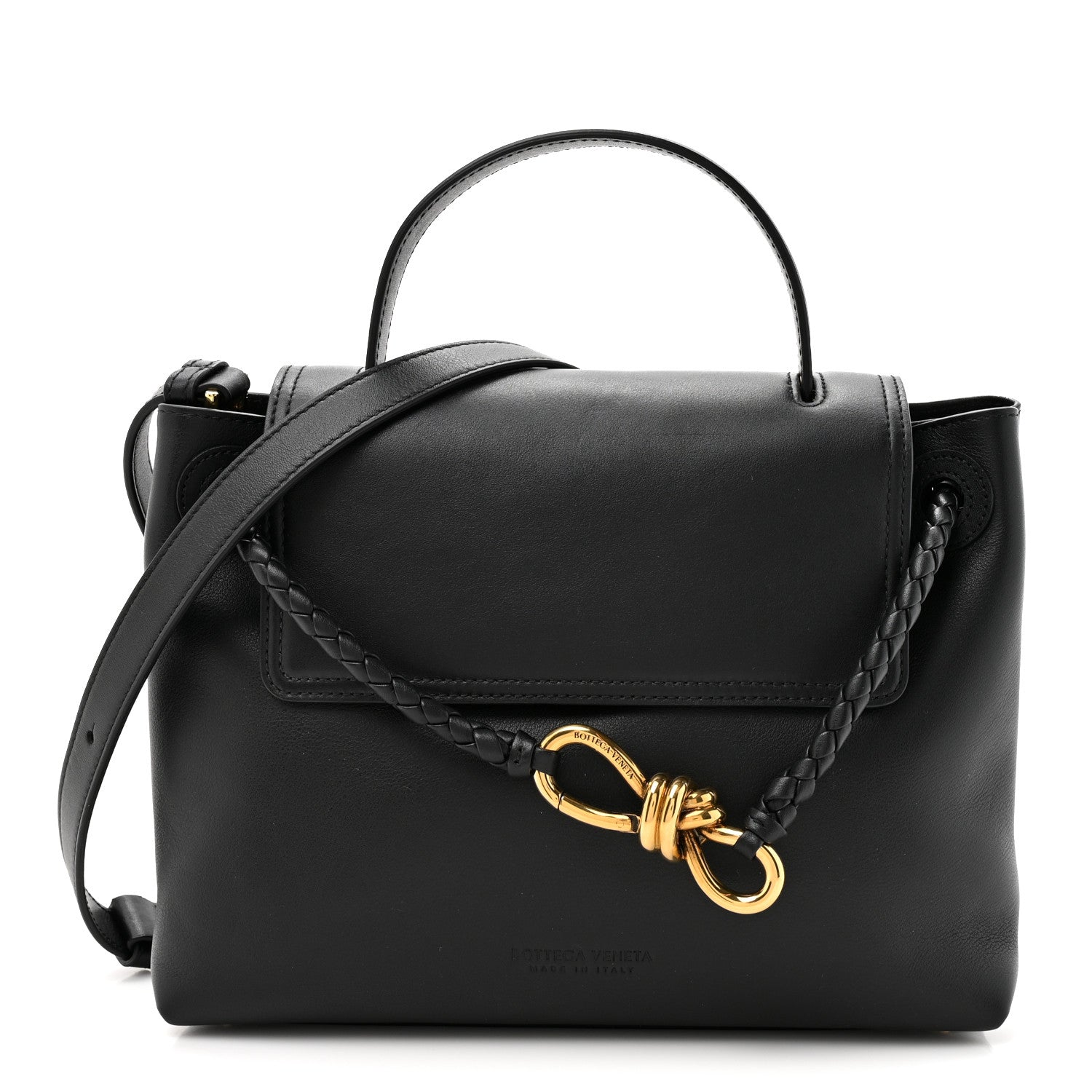Bottega Veneta Silky Calfskin Small Ciao Ciao Black 1 of 9