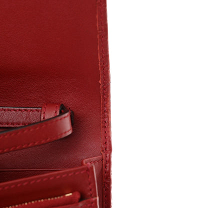 Gucci Microguccissima Crossbody Wallet Red 11 of 13