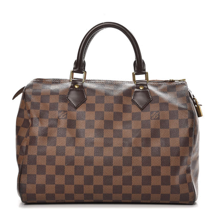 Louis Vuitton Damier Ebene Speedy 30 1 of 15