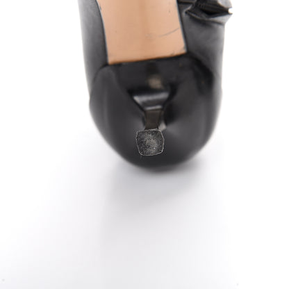 Gucci Calfskin Zip Ankle Boots 7 Black 11 of 14
