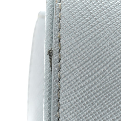 Prada Saffiano Lux Sound Top Handle Light Blue 12 of 17