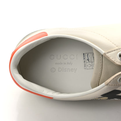 Gucci X DISNEY Miro Soft Calfskin Mickey Mouse Print Womens Ace Sneakers 36.5 Ivory Deep Orange 9 of 9