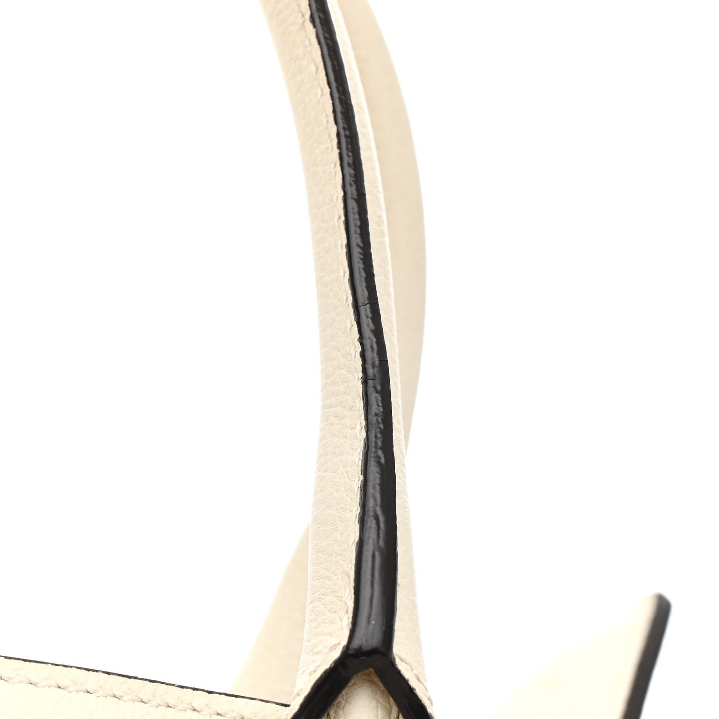 Soft Calfskin Medium Jackie Top Handle Bag Antique White