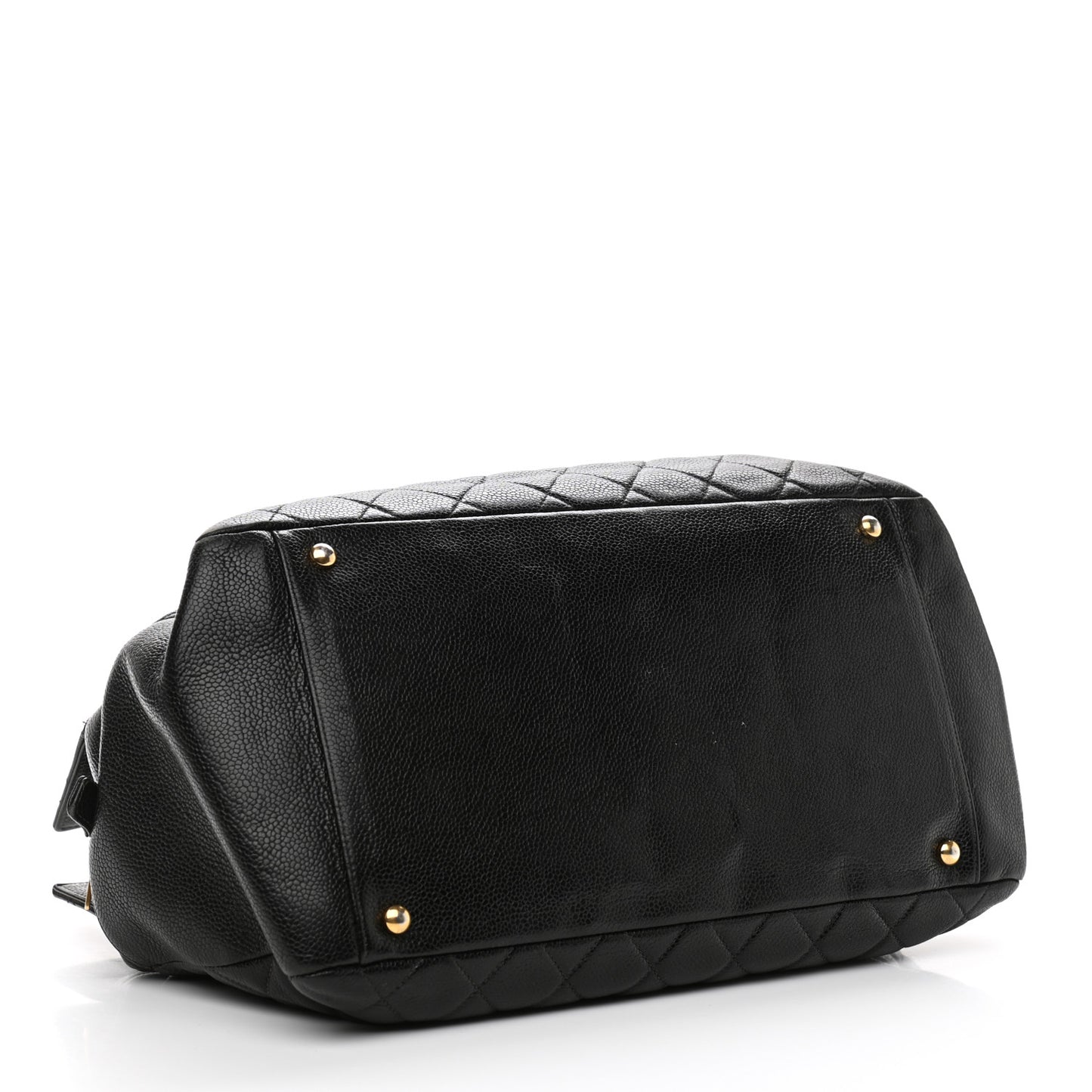 Caviar Quilted Grand Timeless Tote GTT Black