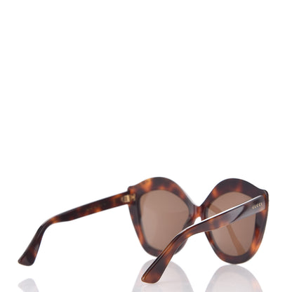 Gucci Crystal Cat Eye GG0118S Sunglasses Havana Brown 4 of 6