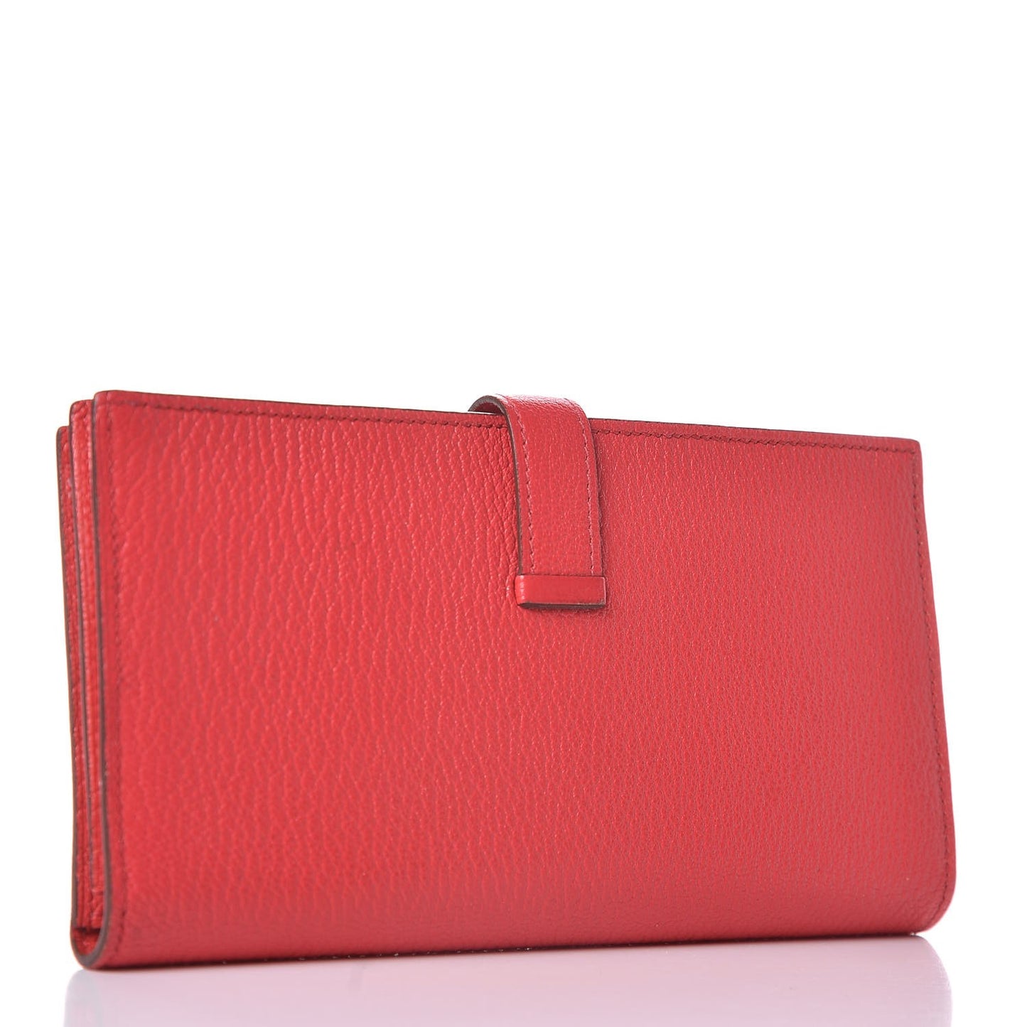 Chevre Mysore Bearn Gusset Wallet Bougainvillea