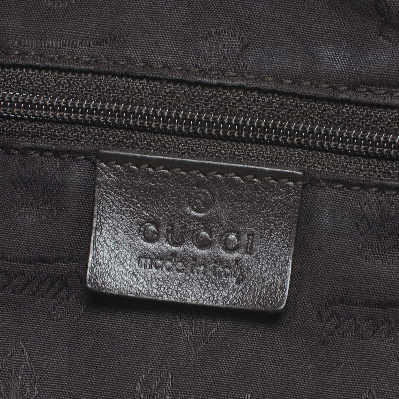 Guccissima Medium Sukey Hobo Dark Brown