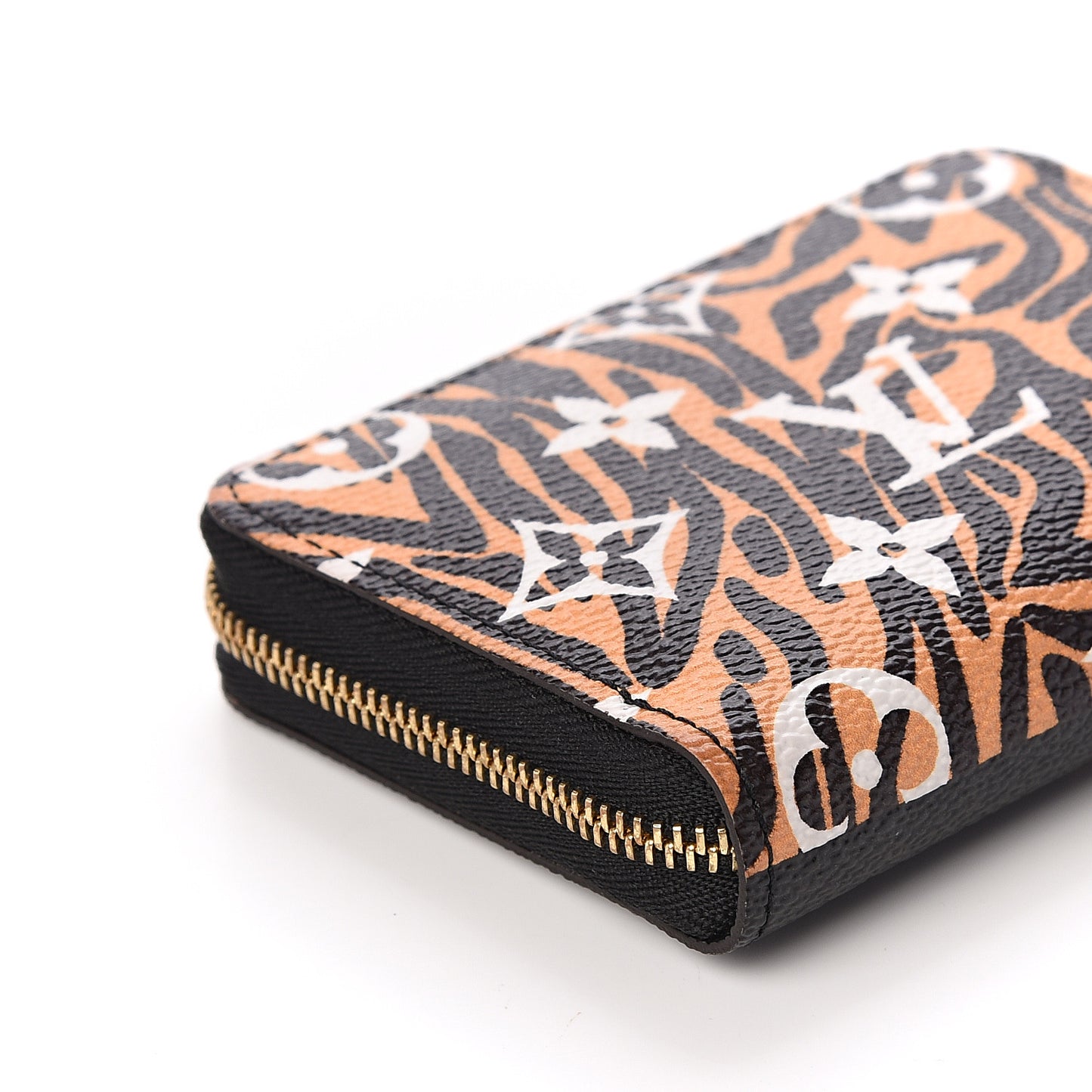 Monogram Giant Jungle Zippy Coin Purse Black