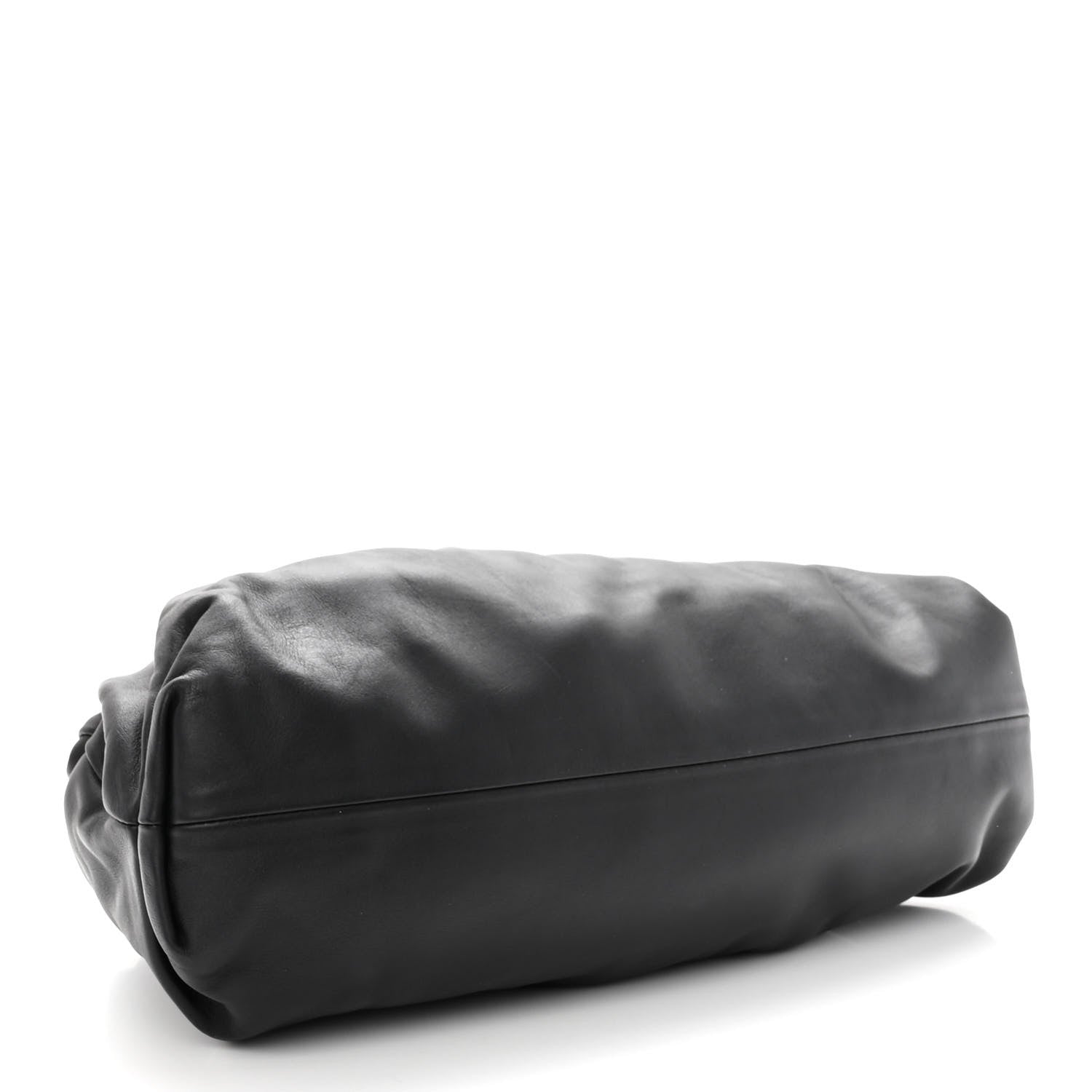 Bottega Veneta Smooth Butter Calf The Pouch Oversized Clutch Black 4 of 9