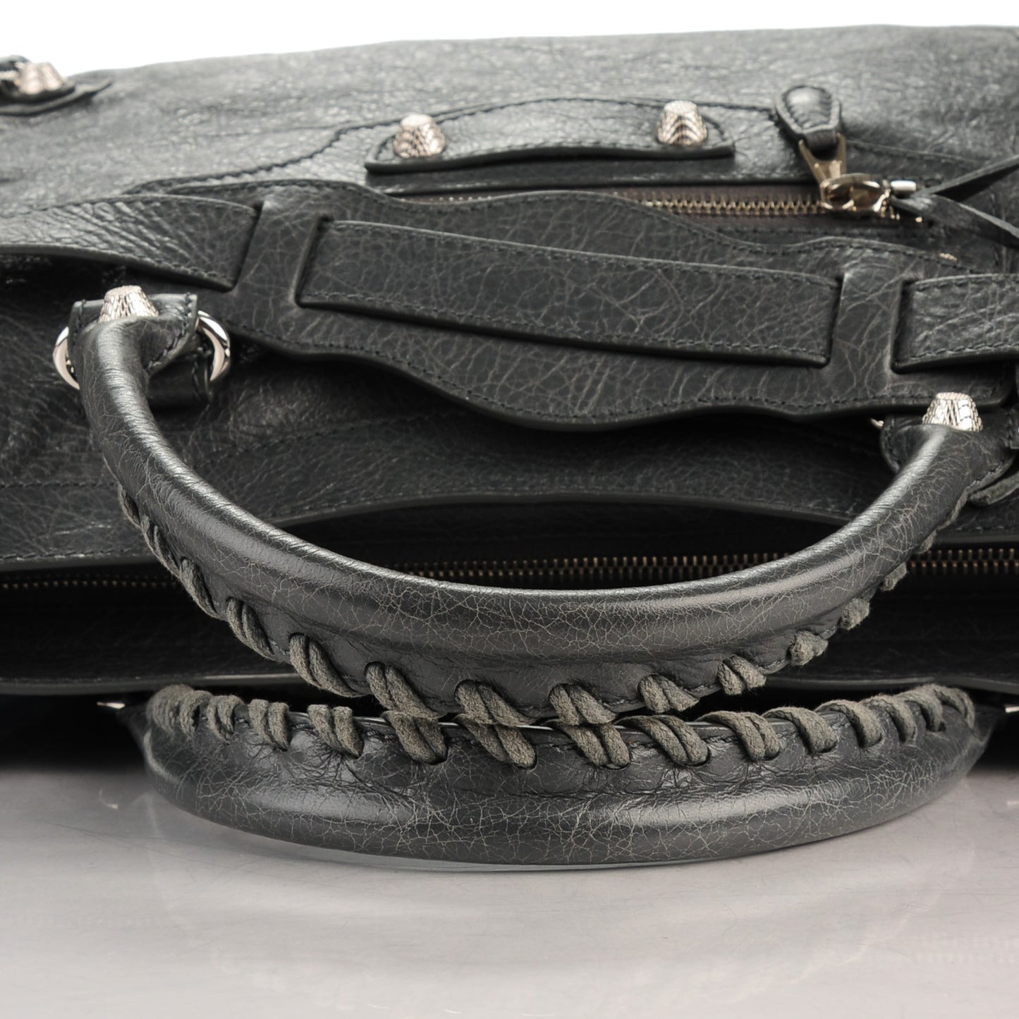 Agneau Giant 12 Silver Hardware City Gris Tarmac