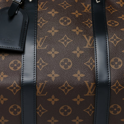 Louis Vuitton Monogram Macassar Keepall Bandouliere 45 7 of 11