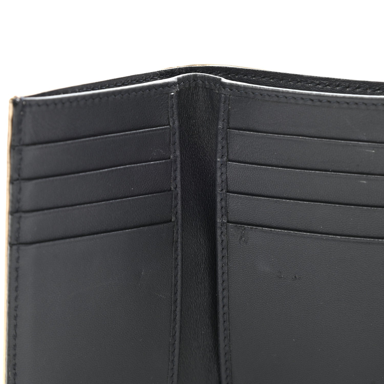 Christian Dior Metallic Patent Micro-Cannage Diorama Elancee Wallet Gold 8 of 10