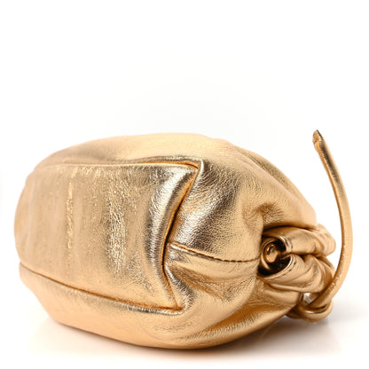Mansur Gavriel Metallic Lambskin Mini Cloud Clutch Gold 9 of 9