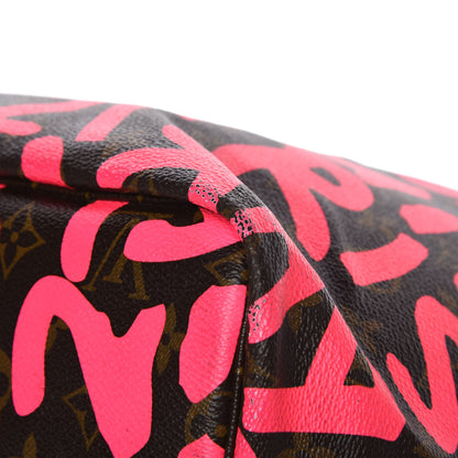 Louis Vuitton Monogram Graffiti Neverfull GM Fuchsia 12 of 19