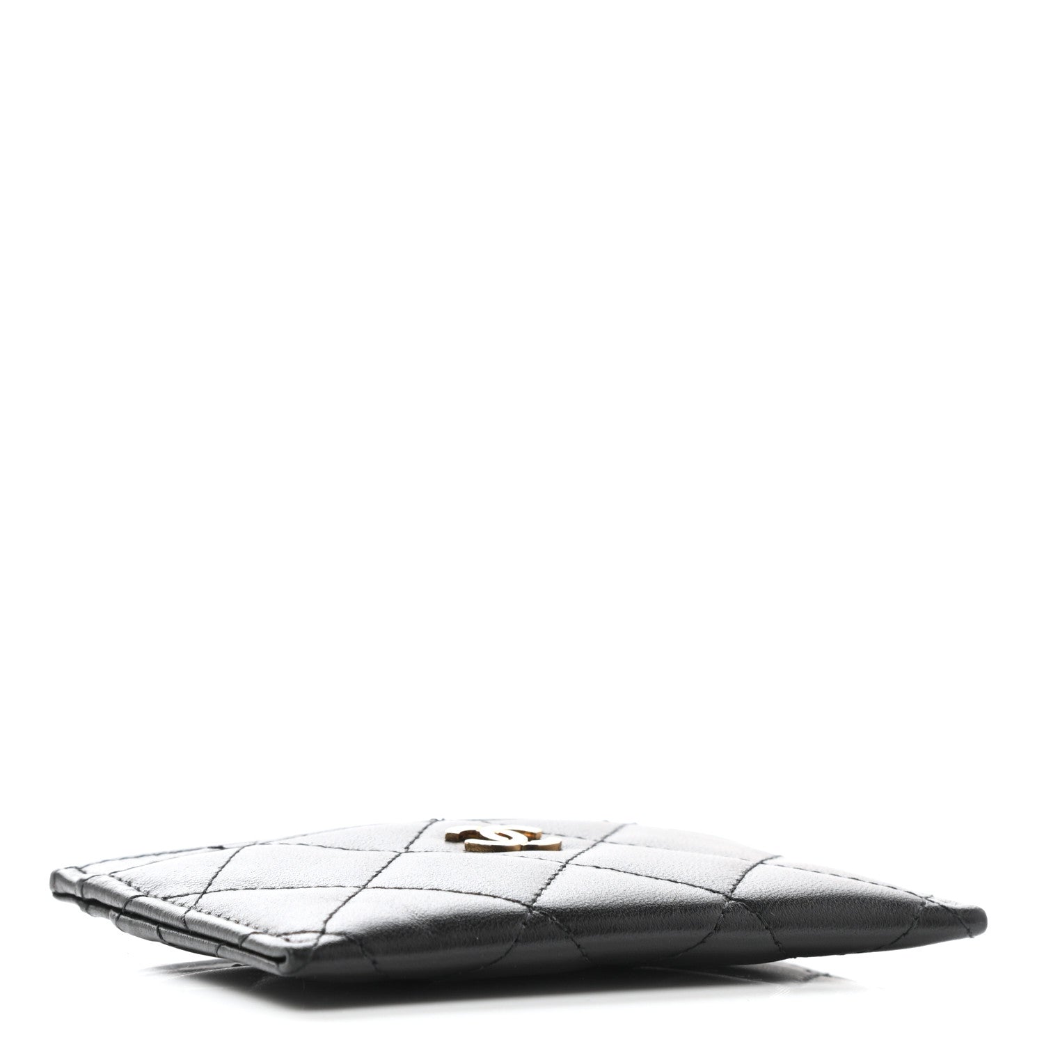 Chanel Lambskin Quilted Card Holder Black 4 of 9