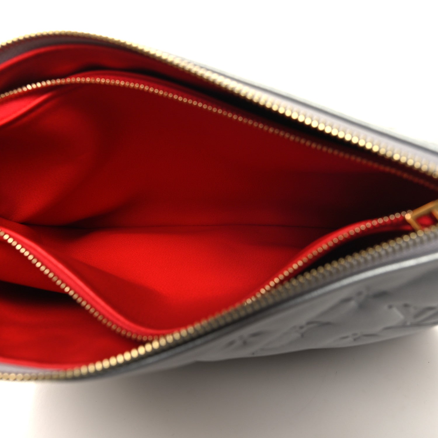 Louis Vuitton Lambskin Embossed Monogram Coussin PM Silver 6 of 11