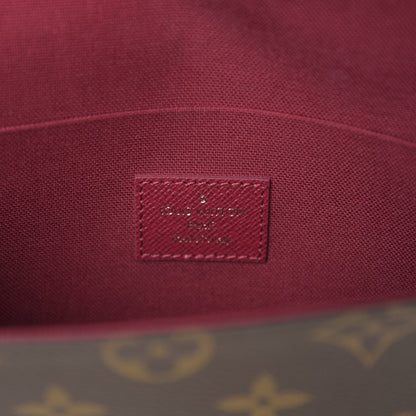Louis Vuitton Monogram Pochette Felicie Chain Wallet Fuchsia 6 of 10