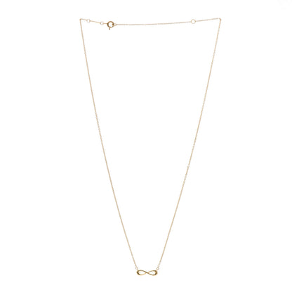 Tiffany 18K Yellow Gold Infinity Pendant Necklace 3 of 6