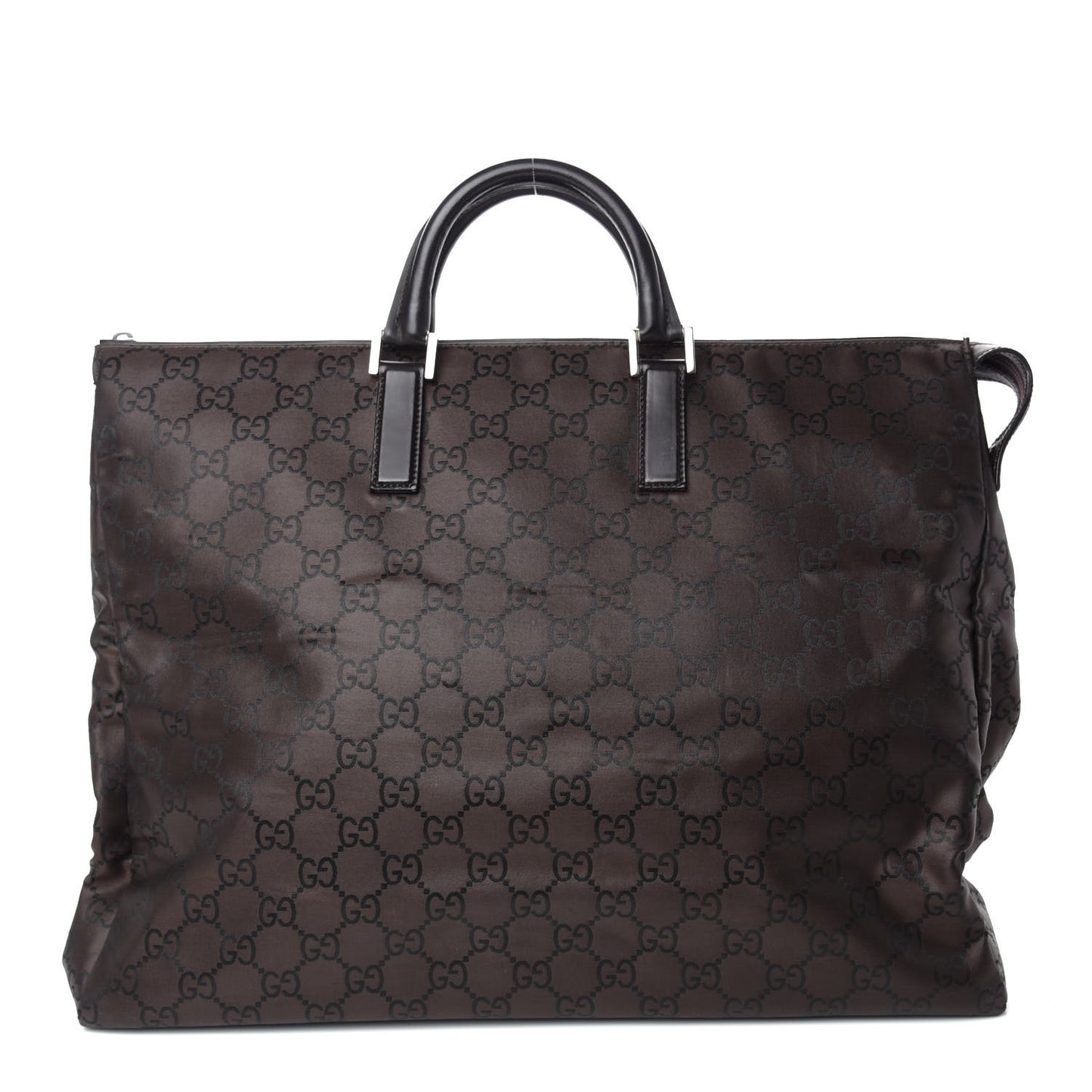 Nylon Monogram Travel Bag Dark Brown