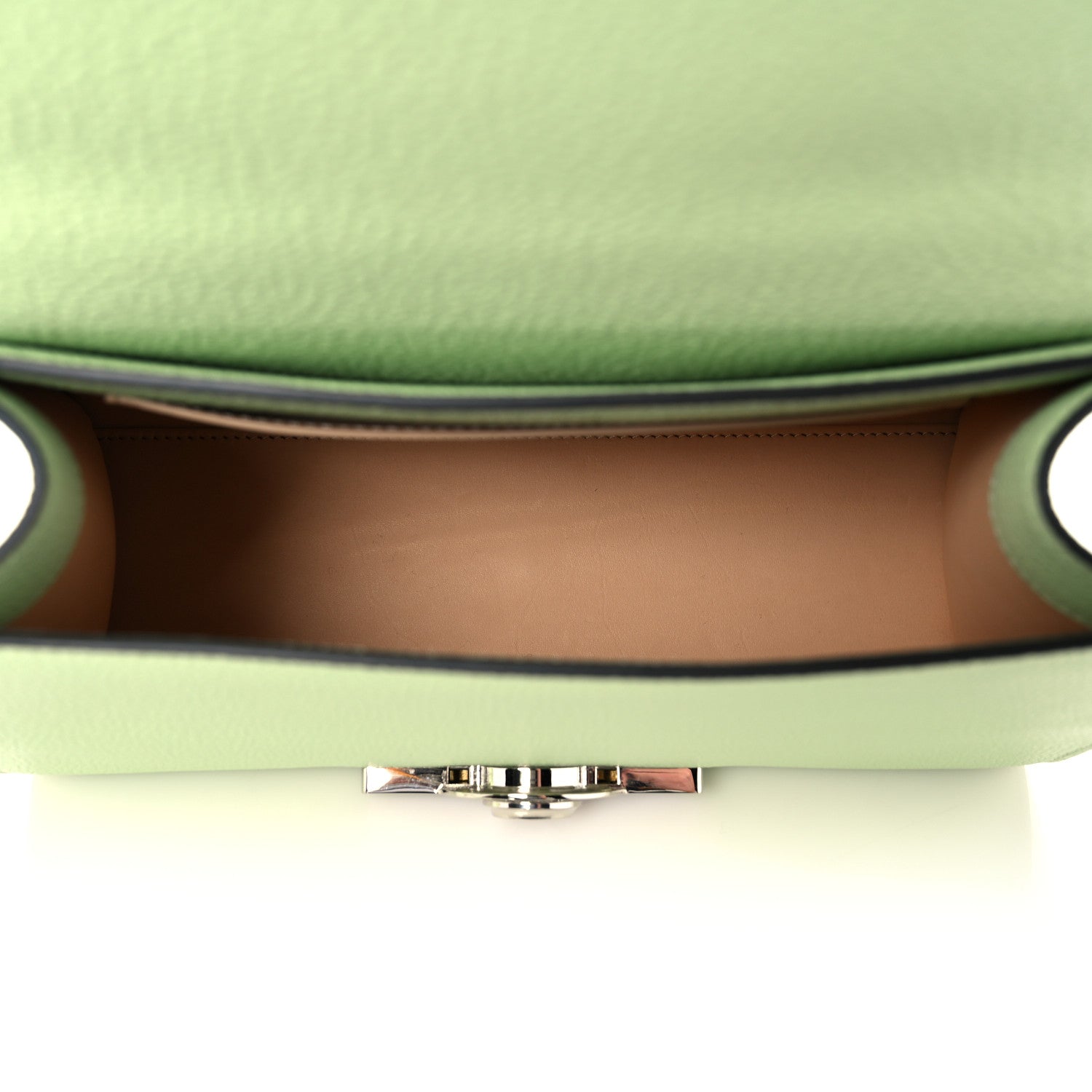 Moynat Taurillon Blush Rejane PM Aqua 5 of 9