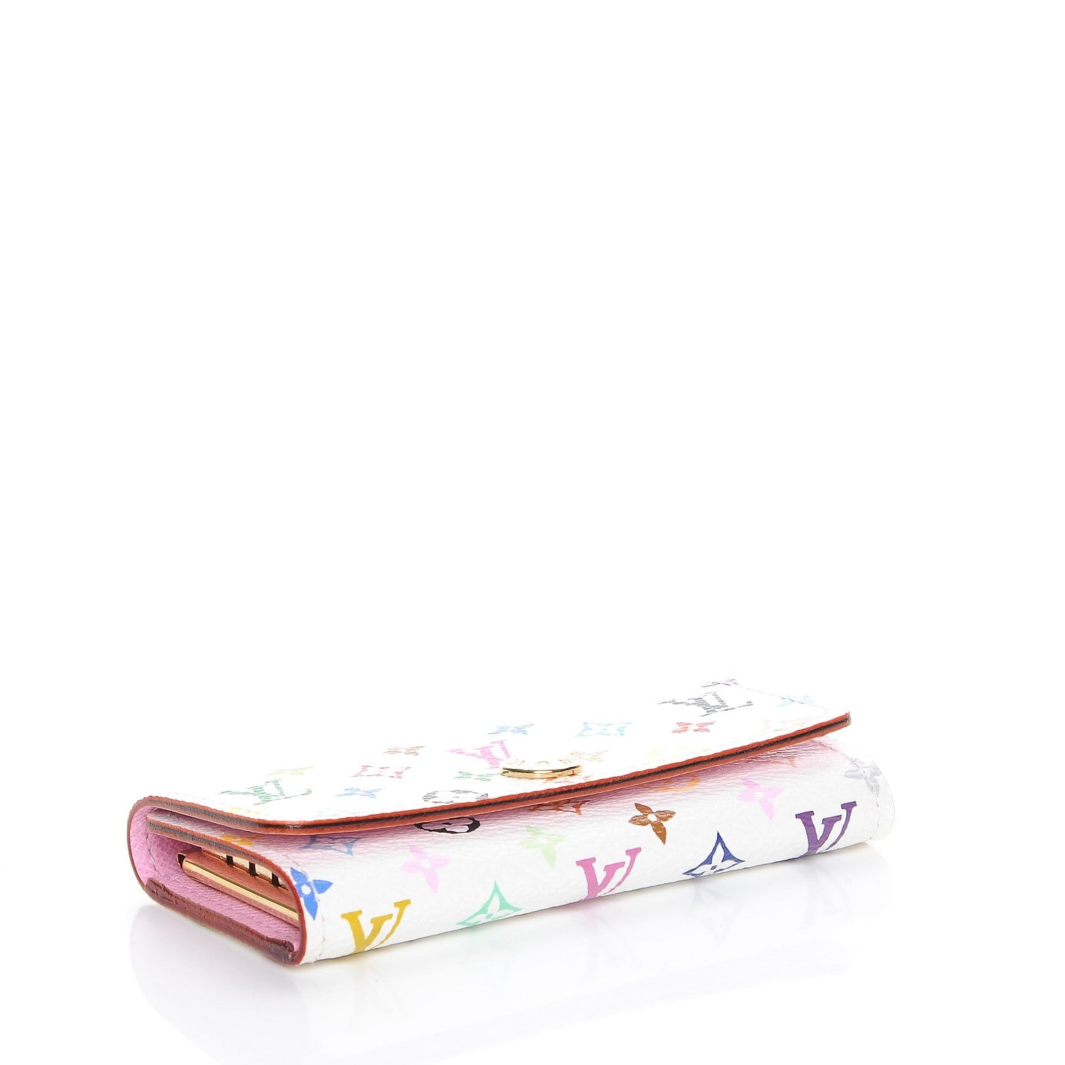 Louis Vuitton Monogram Multicolor Multicles 4 Key Holder White Litchi 4 of 7