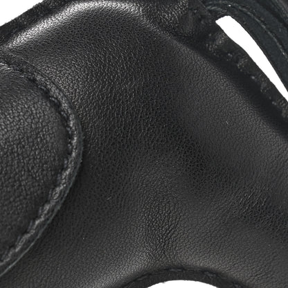 Hermes Milo Lambskin Grigri Rodeo Horse Bag Charm GM So Black 4 of 6