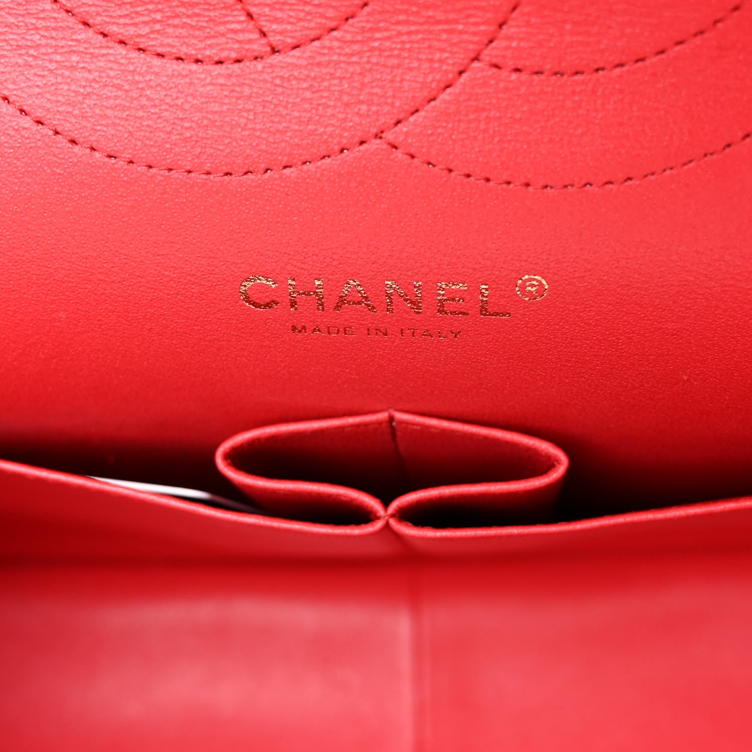 Chanel Caviar Quilted Jumbo Double Flap Red 6 of 10