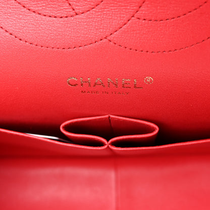 Chanel Caviar Quilted Jumbo Double Flap Red 6 of 10