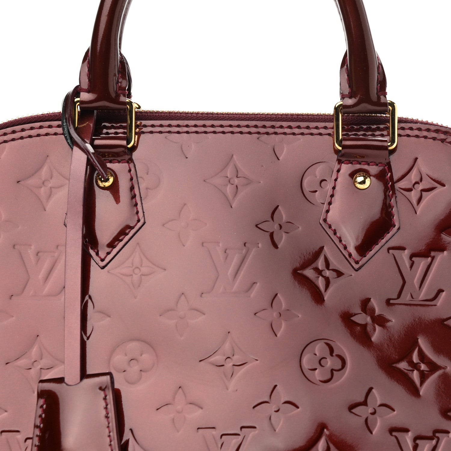 Louis Vuitton Vernis Alma PM Rouge Fauviste 7 of 9