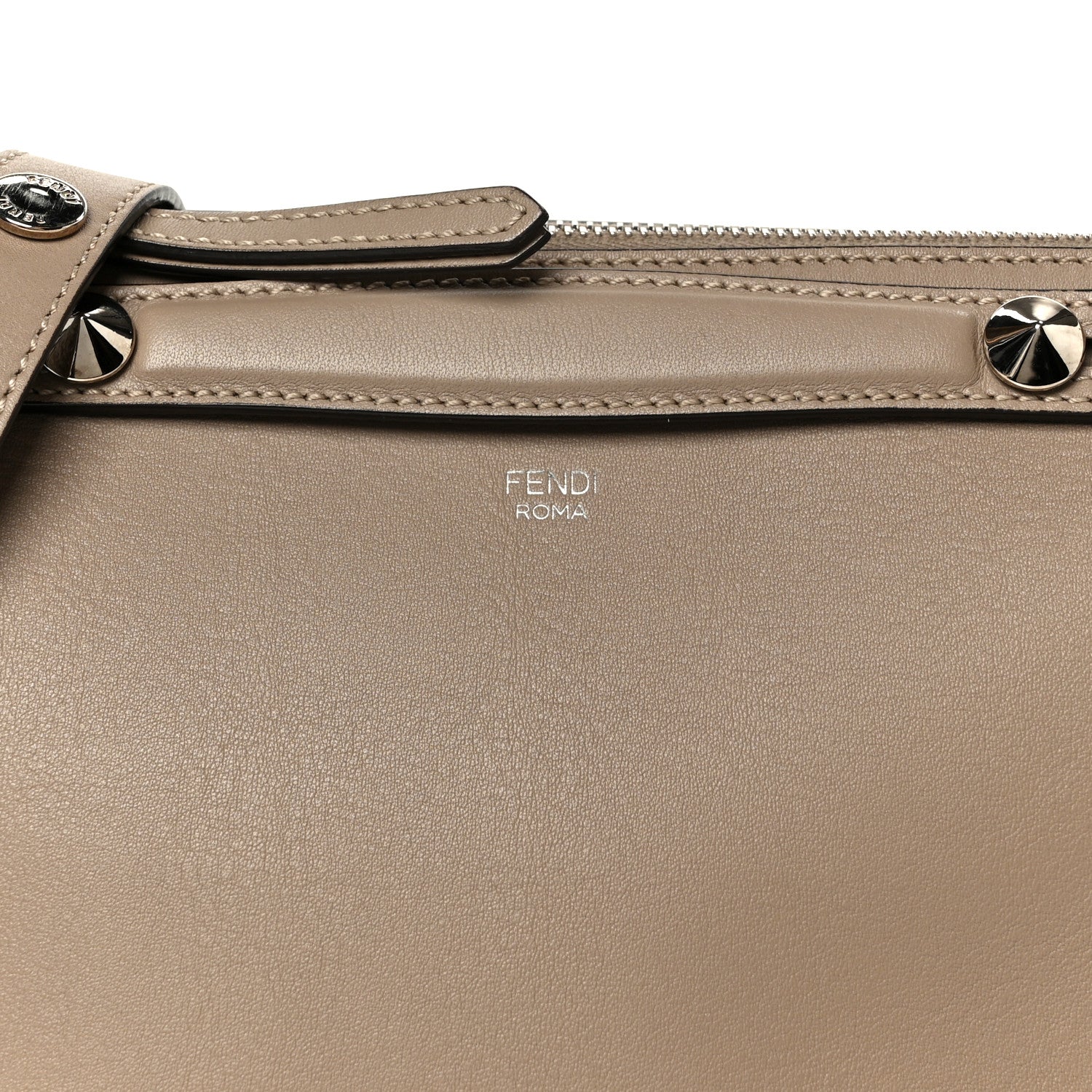 Fendi Vitello Dolce Medium By The Way Boston Bag Tortora 9 of 11