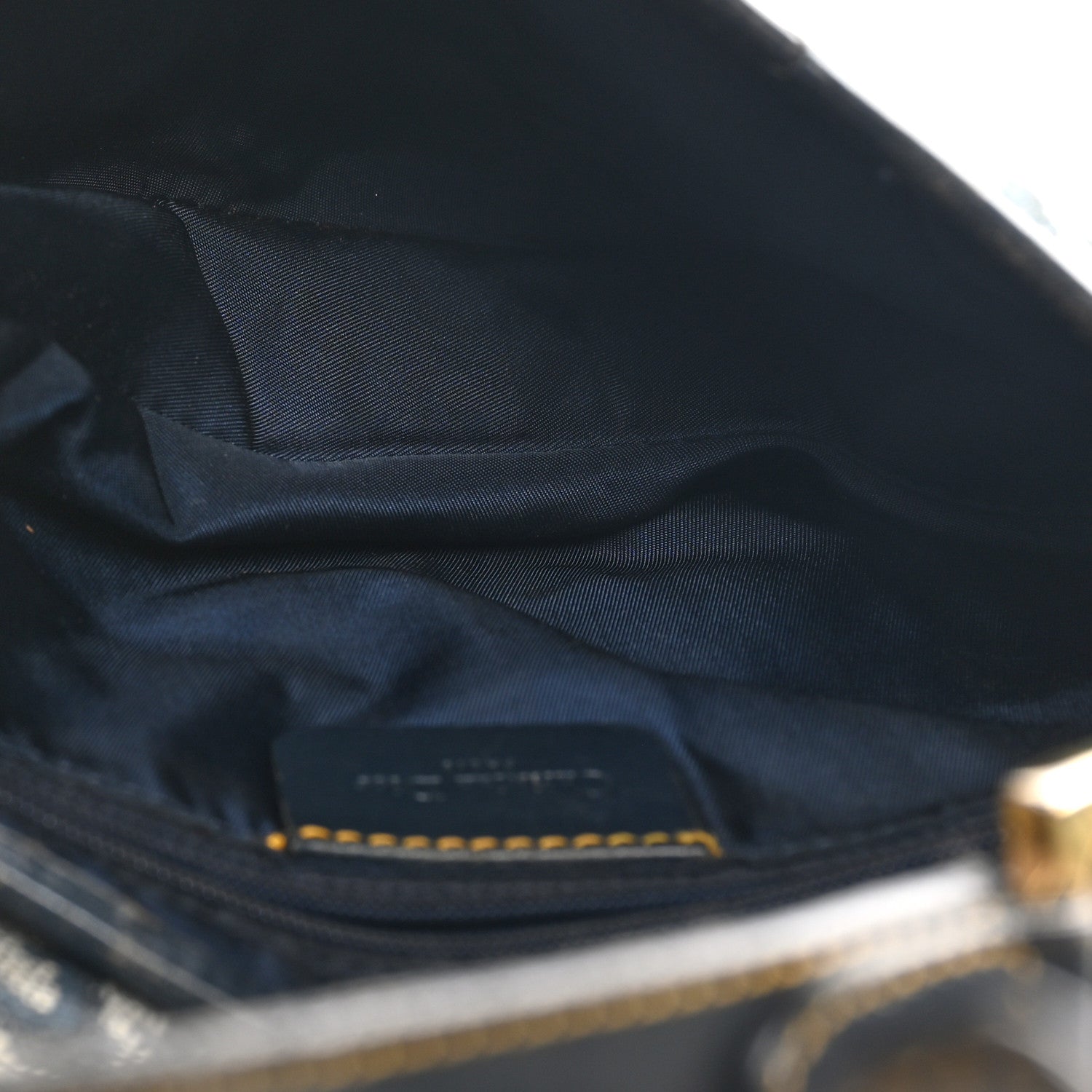 Christian Dior Monogram Saddle Bag Blue 5 of 11