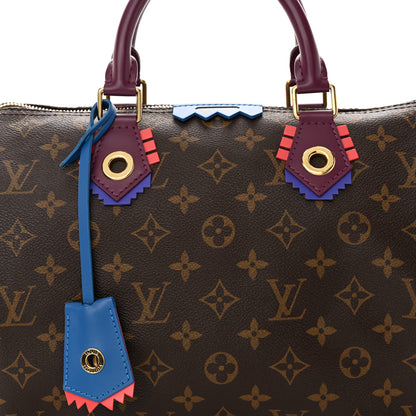 Louis Vuitton Monogram Totem Speedy 30 Magenta 7 of 11
