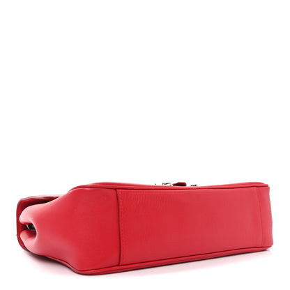Dolce & Gabbana Calfskin Lucia Chain Shoulder Bag Red 4 of 9
