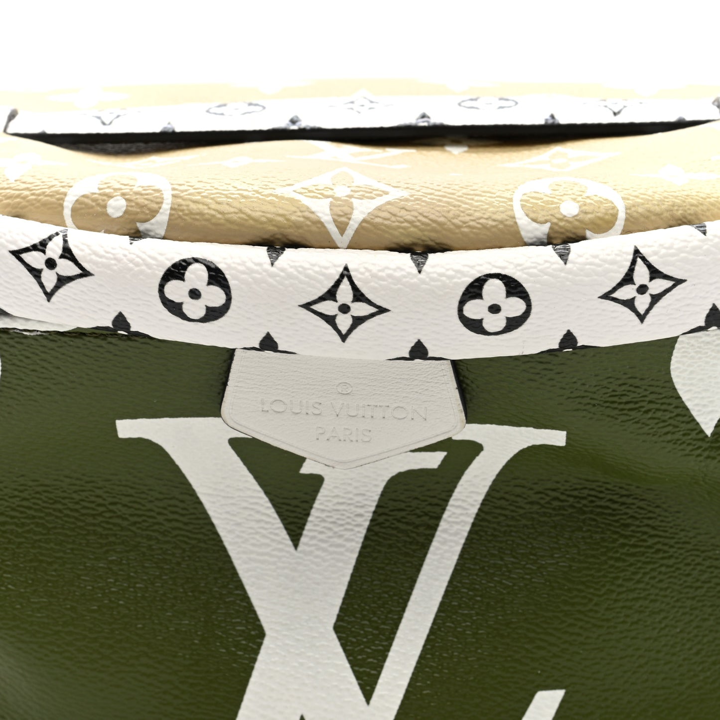 Monogram Giant Bumbag Kaki Beige