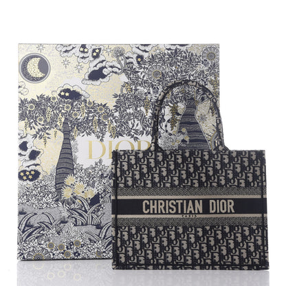 Christian Dior Oblique Medium Book Tote Blue Multicolor 10 of 10