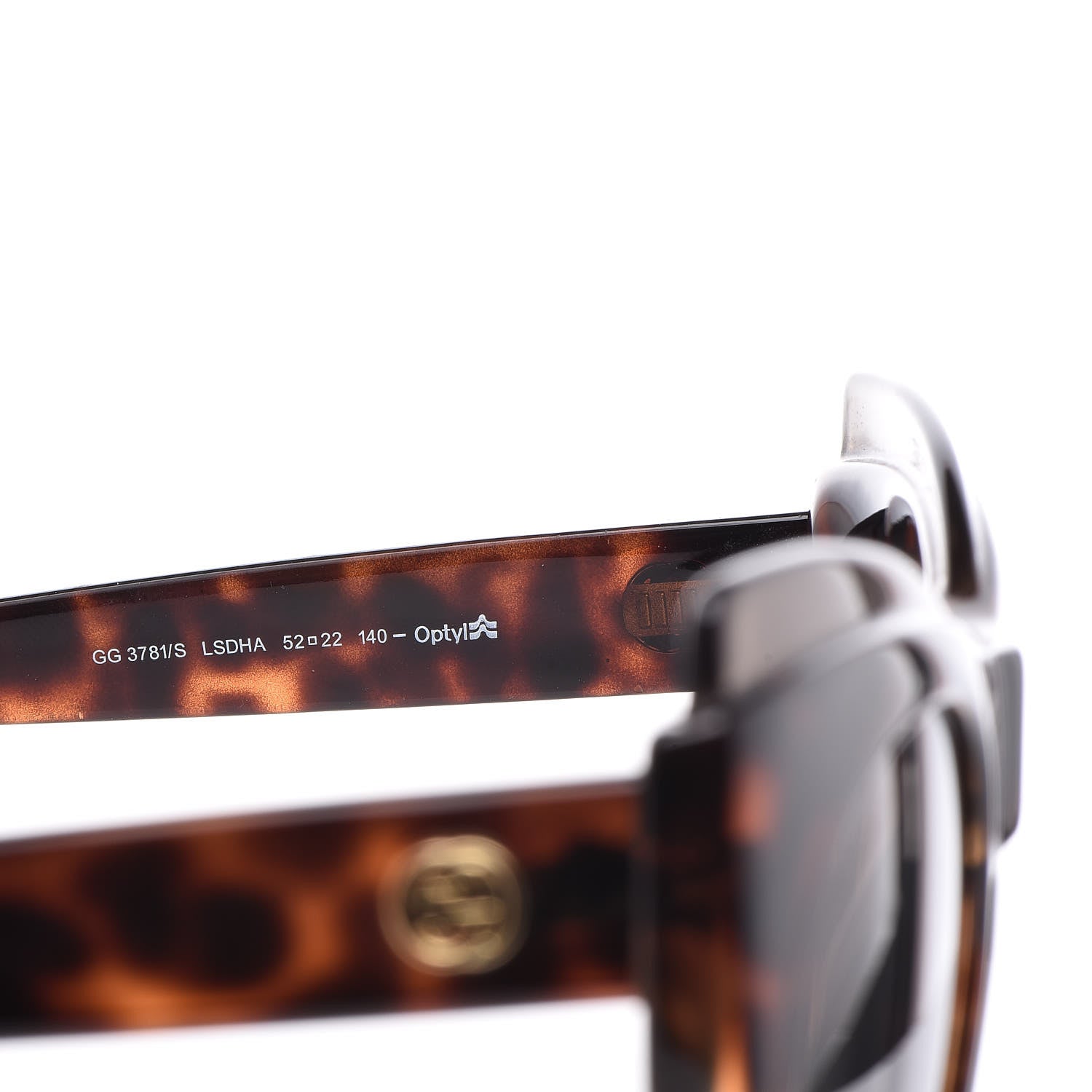 Gucci Cat Eye Sunglasses GG 3781/S Tortoise 6 of 10