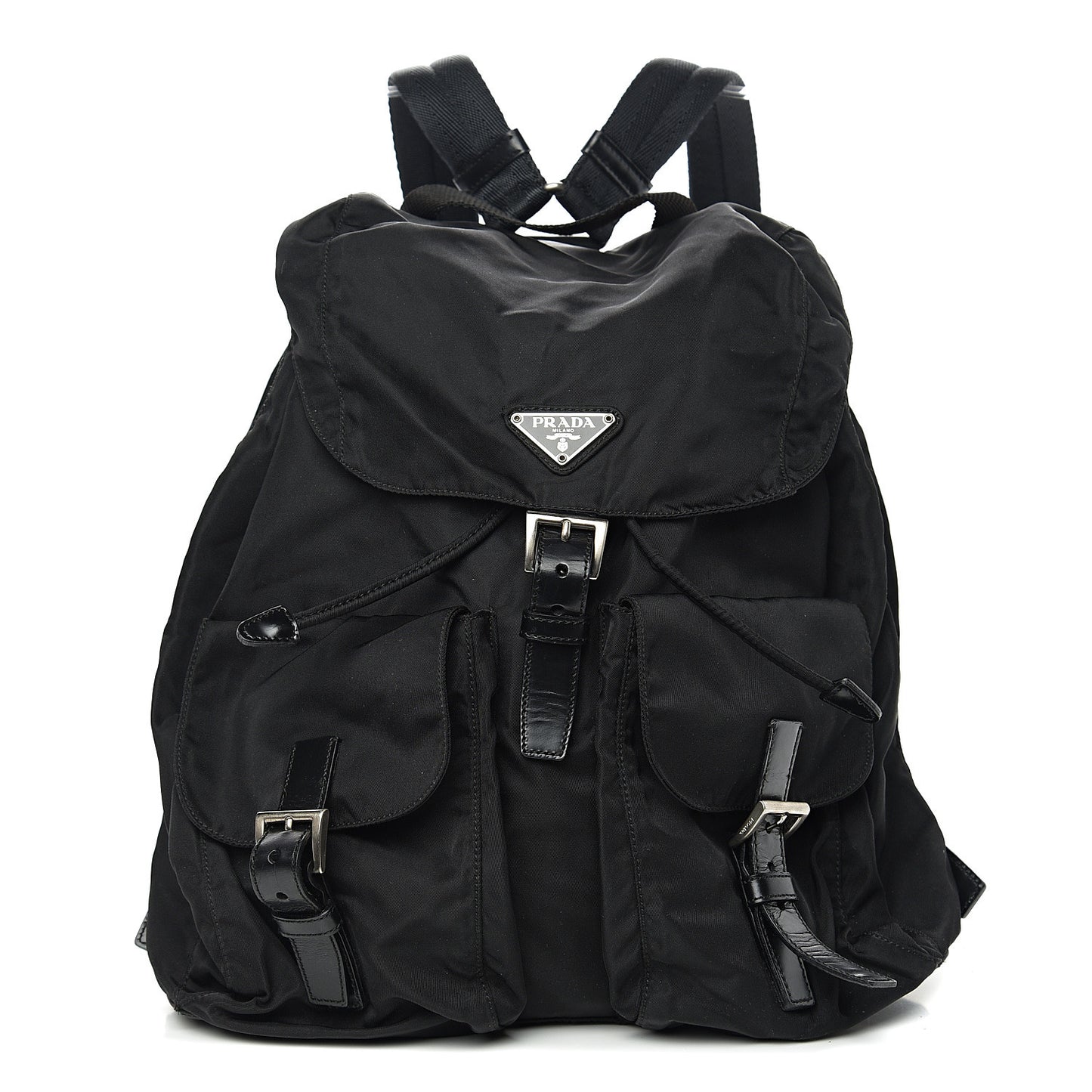 Nylon Vela Medium Backpack Black