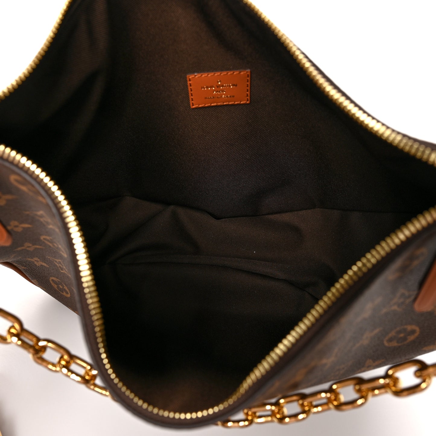 Reverse Monogram Loop Hobo