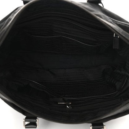Prada Tessuto Nylon Saffiano Briefcase Nero Black 6 of 20