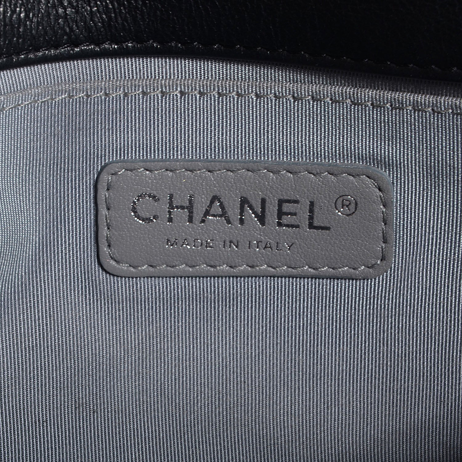 Chanel Metallic Calfskin Quilted Medium Boy Flap Black 8 of 9