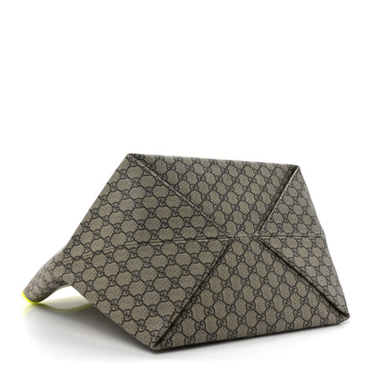 Gucci GG Supreme Monogram Medium Totissima Shopping Tote Ebony Beige Yellow 5 of 13
