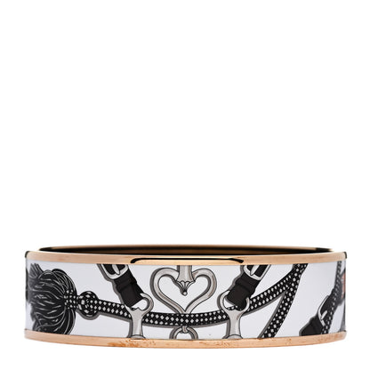 Hermes Enamel Printed Wide Festival des Amazones Bracelet 70 Collectionneur 3 of 5