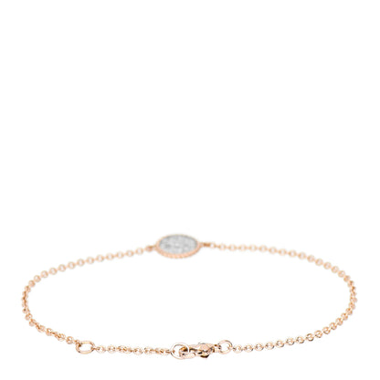 David Yurman 18K Rose Gold Diamond Cable Collectibles Pave Charm Bracelet 2 of 4