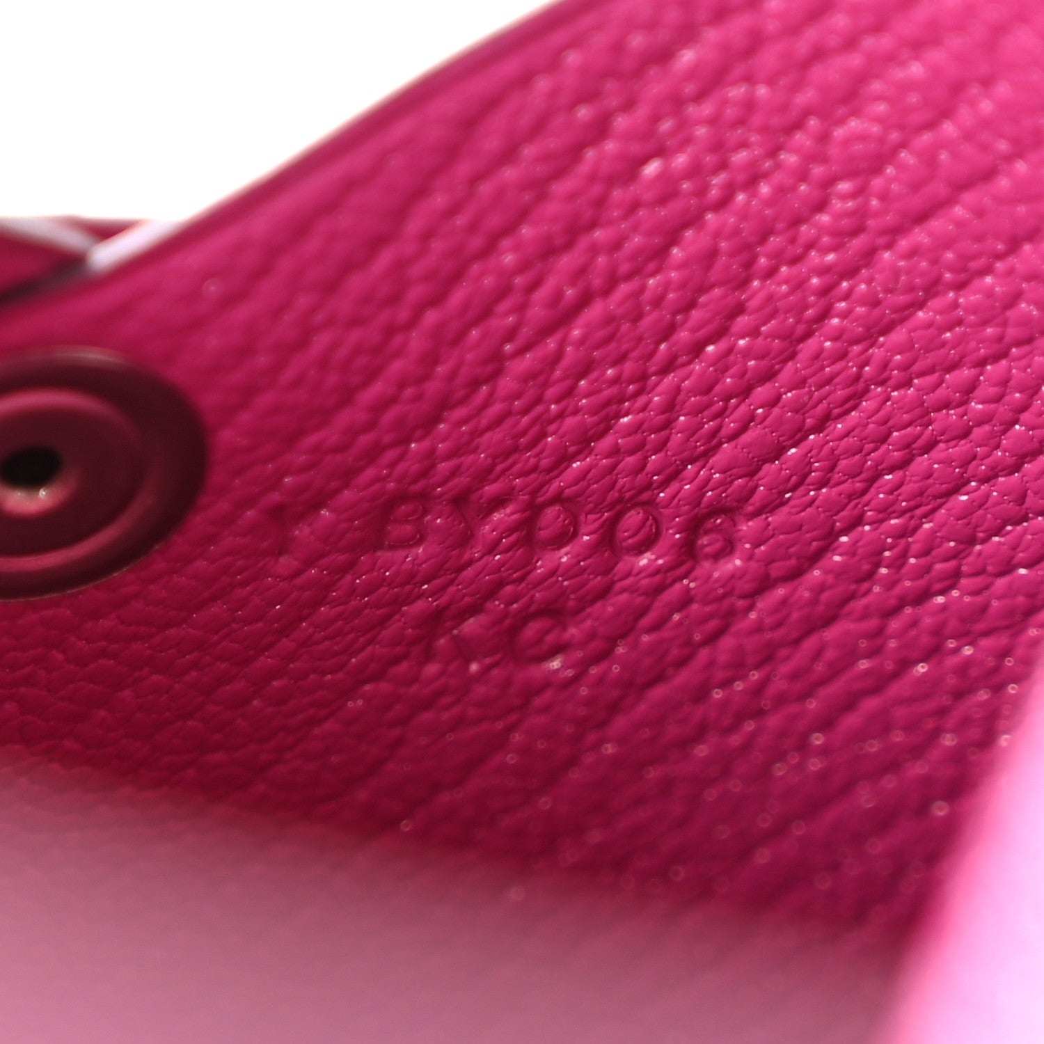 Hermes Chevre Mysore Calvi Card Case Rose Pourpre 7 of 7