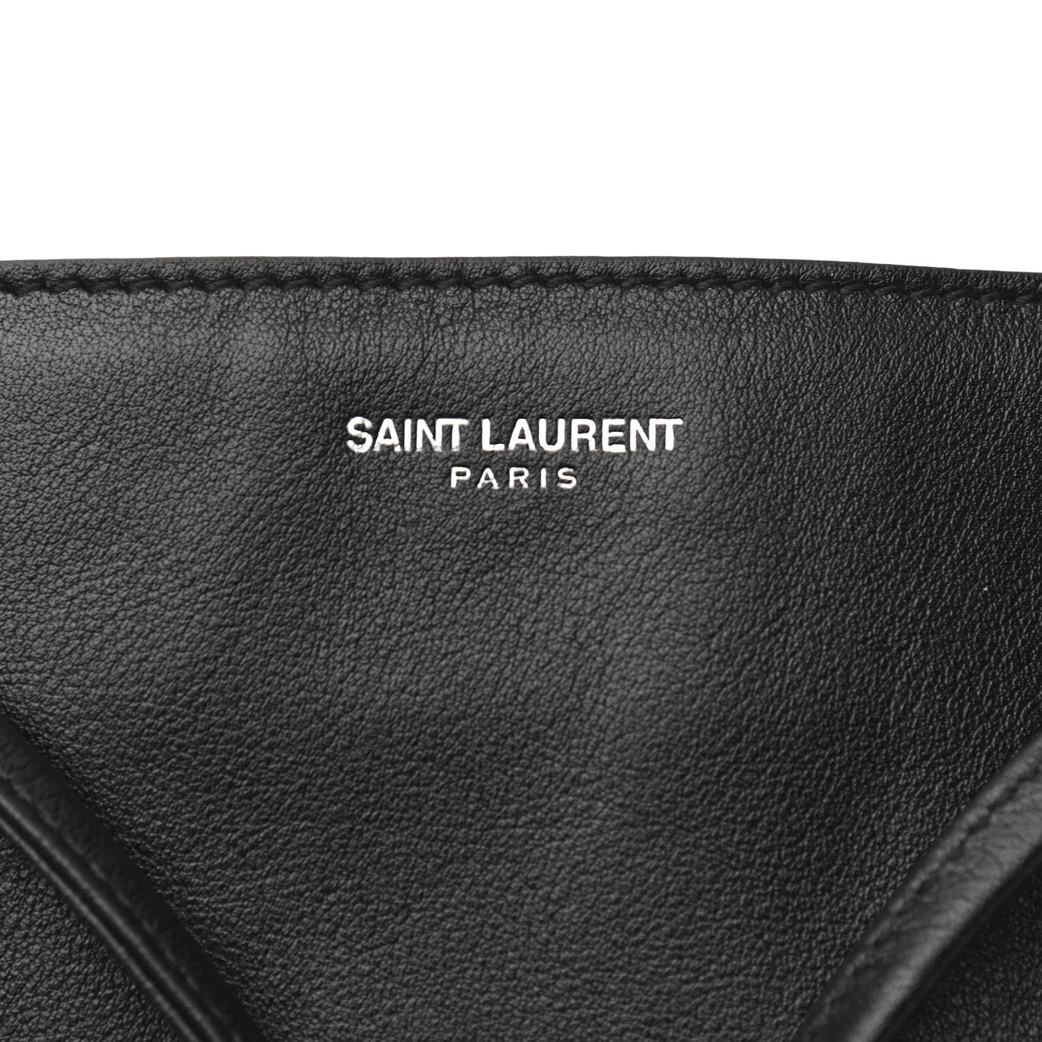 Saint Laurent Calfskin Studded Fringe Festival Backpack Black 8 of 13