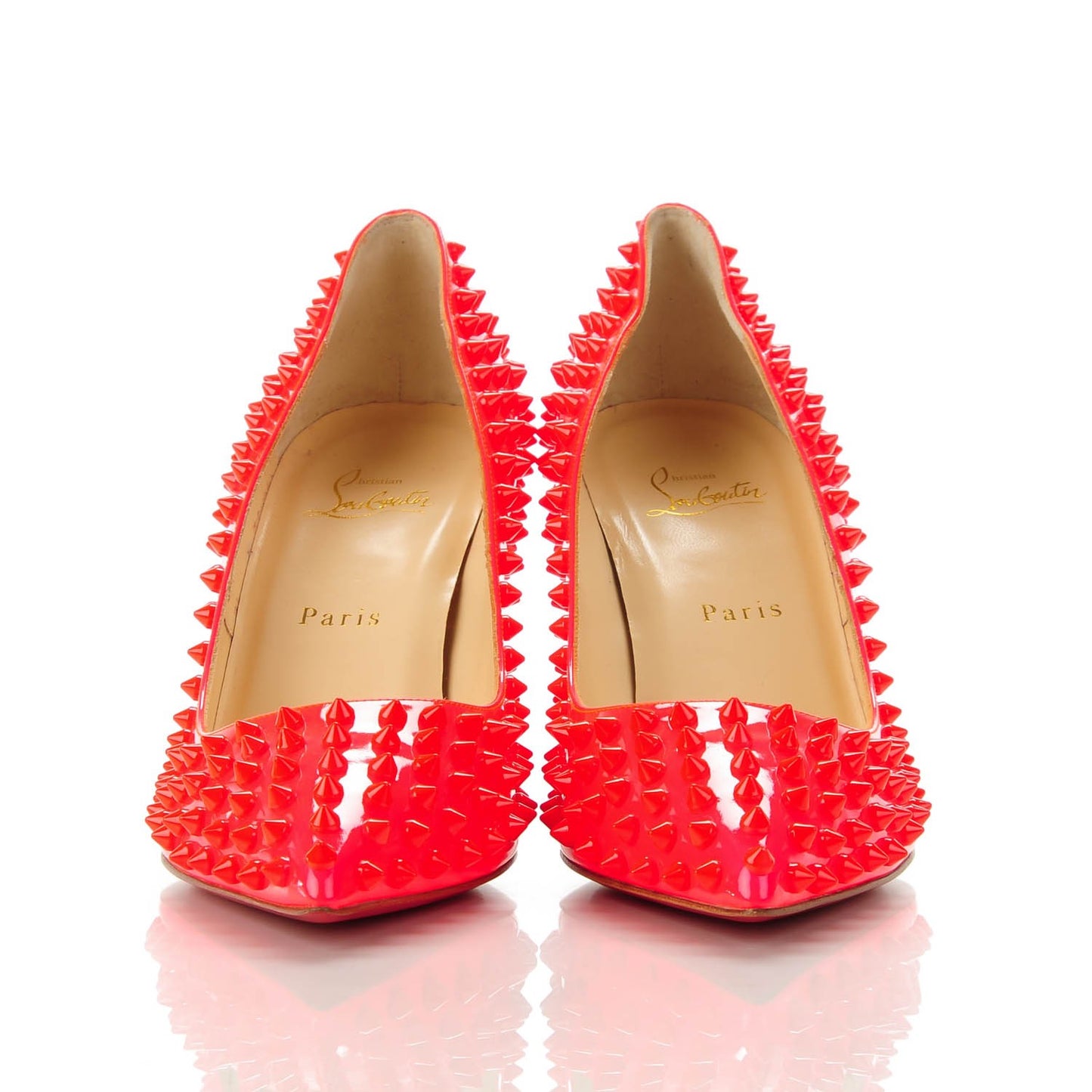 Patent Pigalle Spikes 85 Pumps 41 Fluo Rose Paris