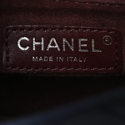 Chanel Calfskin Stitch CC Small Flap Navy Blue 6 of 11