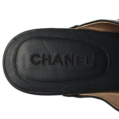 Chanel Calfskin CC Turn Lock Clogs 40 Black 8 of 9