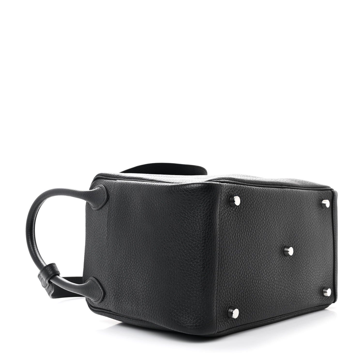 Hermes Taurillon Clemence Lindy 30 Black 4 of 10