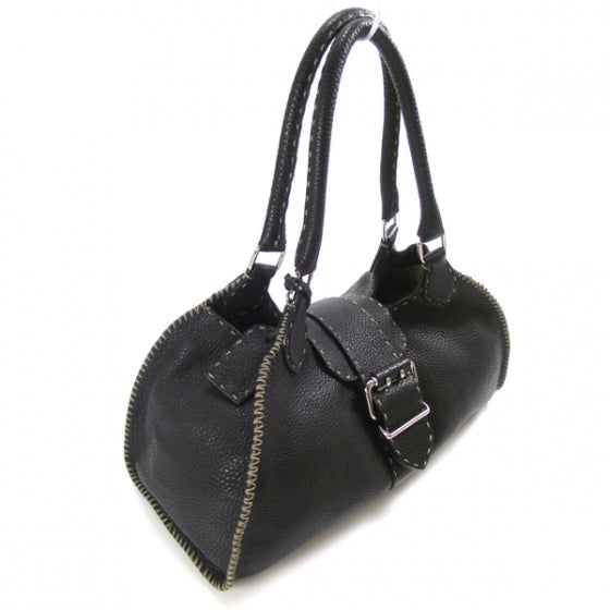Calfskin Romano Selleria Sporty Black